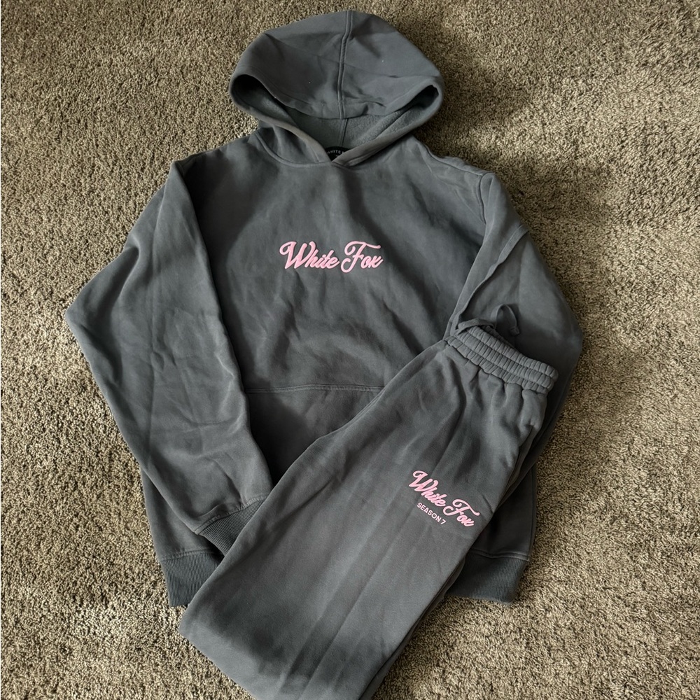 White fox sweat set